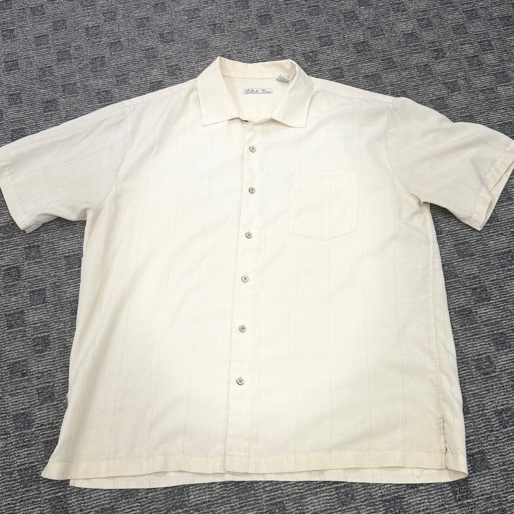 Batik Bay‎ Men's Cream Short Sleeve Shirt